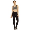 thumbnail image 2 of DailyWear Womens Full Length Active Plain Cotton Leggings Black, XLarge, 2 of 4