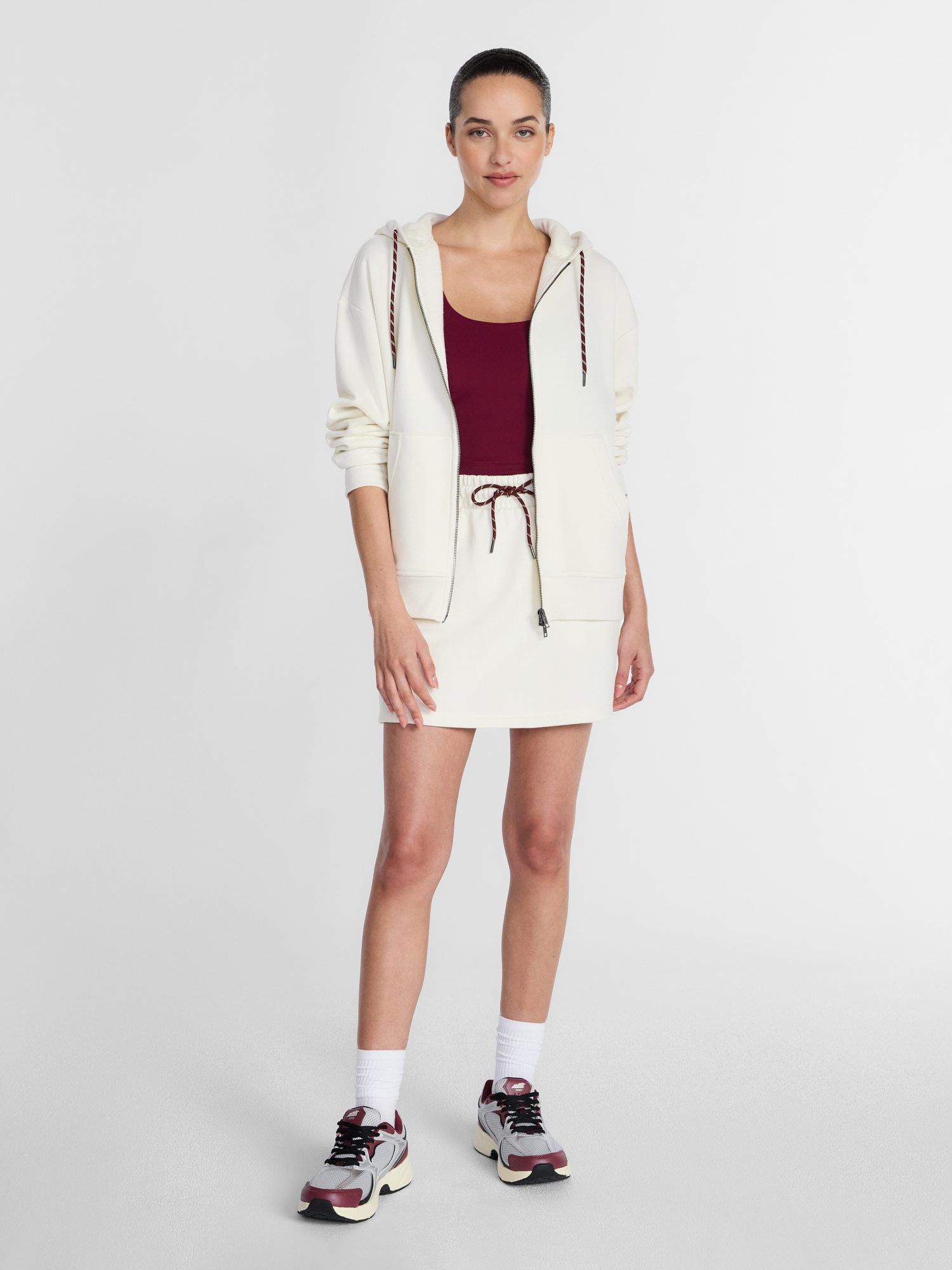 Sudadera con cierre de franela para mujer y mujer talla plus, tallas XS-4X 4