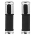 thumbnail image 1 of USHOBE 2Pcs Hand Grips for Motorcycle Plastic Black Stylish Design for Enthusiasts, 1 of 8