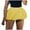 Yellow, variant on Womens Hi Low Skirt Long Poodle Skirt for Women Asymmetrical High Waist Lace up Front Slit Skirts for Women Lace Knee Length Ladies Casual Solid Color All High Waist Short Pink XS