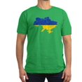 thumbnail image 1 of CafePress - Ukraine Flag And Map Men's Fitted T Shirt (Dark) - Men's Fitted T-Shirt, 1 of 1