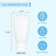 TSA Approved Travel Bottles Set for Toiletries Travel Size Containers