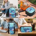 thumbnail image 7 of HUIACONG Adorable Whale Under the Sea School Backpack Set, 17 Inch Cute Children Bookbag with Lunch Bag, Perfect for Young Animal Lovers, 7 of 7