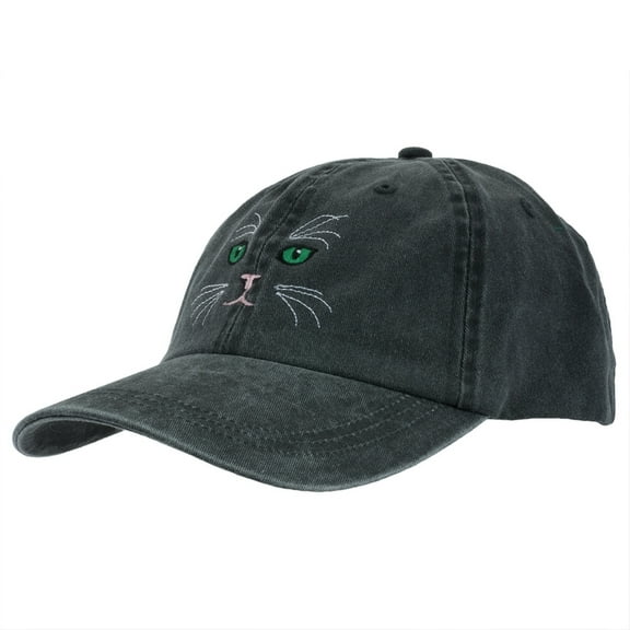 Cat Face Adjustable Baseball Cap