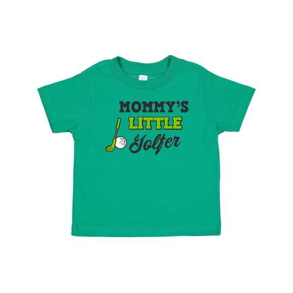Inktastic Mommys Little Golfer with Golf Club and Ball Boys or Girls Baby T-Shirt