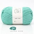 thumbnail image 2 of LGCASL Hand-Knitted Yarn #2 Interlaced Teal, 1Pc=100G Hand Woven Cotton Yarn Soft Crochet Yarn for Hand Knitting Warm Sweater Sofa Cushion Scarf Diy, 2 of 4