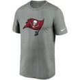 thumbnail image 2 of Men's Nike Heathered Pewter Tampa Bay Buccaneers Logo Essential Legend Performance T-Shirt, 2 of 3