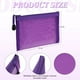 thumbnail image 2 of Bolsa de cosméticos Jexine de malla con cierre, 24 unidades, para mujer, 2 of 6