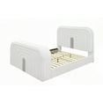 thumbnail image 4 of Shelyn White Teddy Sherpa Queen Bed w/LED & Features, 4 of 8