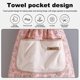 thumbnail image 4 of Lindo Delantal para Mujer con Bolsillos, Cómodo Delantal de Cocina, para Cafetería, Hornear, Jardinería, Cocinar, 75 * 70 cm, 4 of 5
