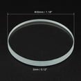 thumbnail image 2 of Unique Bargains 1.18x0.12' Dia Flashlight Glass Lens, 2 Pcs Polished Edge Glass Lens, Transparent, 2 of 5