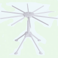 thumbnail image 1 of Tendedero plegable para pasta y fideos, para espaguetis (blanco), 1 of 5