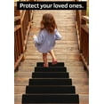 thumbnail image 3 of 6”x30” Stair Treads Non-Slip Outdoor Tape – (10-Pack) Black Anti-Slip Strips, 3 of 7