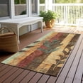 thumbnail image 3 of Dalyn Rugs Machine Washable Indoor/Outdoor Chantille Wheat 2'3" x 7'6" Runner Rug, 3 of 7