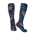 thumbnail image 4 of Balery Tropical Flower Fun Novelty Socks Men'S Women'S Crew Socks Funny Crazy Novelty Socks Quirky And Cool Socks, 4 of 9