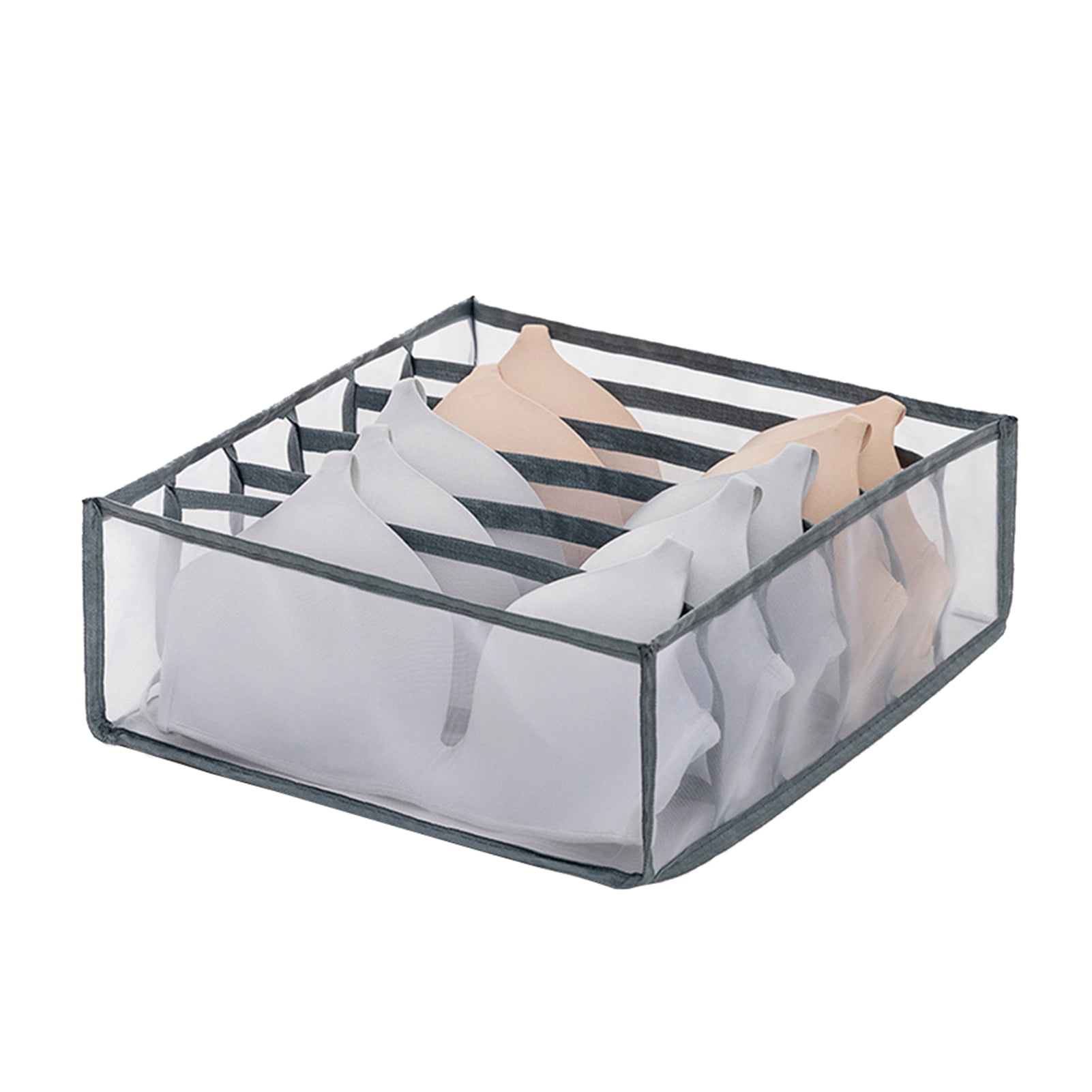 6/7/11 Grids Underwear Drawer Organizer Divider Set, Foldable Underwear