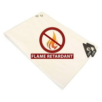 12' X 20' White Fire Retardant Heavy Duty Canopy Shade Tarp