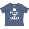 thumbnail image 3 of Inktastic Handsome Like Dad with Top and Mustache Boys Baby T-Shirt, 3 of 5
