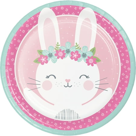 

1st Birthday Bunny 8 3/4 Dia. Paper Dinner Plates Pack of 8 6 packs
