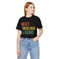 thumbnail image 6 of Meat Smoking Legend retro pitmaster meat smoker meat lover tshirt cookout, 6 of 7