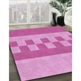 thumbnail image 2 of Ahgly Company Indoor Square Patterned Violet Purple Area Rugs, 4' Square, 2 of 6
