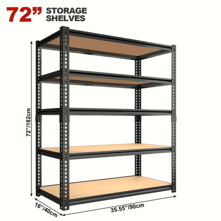 72" Heavy Duty Garage Shelving