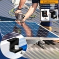 thumbnail image 3 of Solar Mounting Clamps with Clear Mill Finish, High Frequency Insulation Ensures Safe and Reliable Solar Panel Mounting, 3 of 5