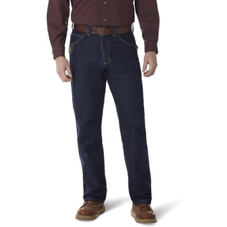 Wrangler Riggs Workwear FR Jeans Relaxed Fit Antifiamma, Midstone, 34x34