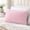 Pink, variant on Soft Velvet Polyester Throw Pillow Cover 70x50cm Concealed Zipper Decorative Cushion Case Sofa Bedroom Home Decor,Pink