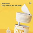 thumbnail image 4 of Portable Mini Humidifiers for Bedroom Cute Cup Humidifie Usb Mini 300ml Humidifiers with Night Light Cup Cool Mist Humidifier for Plant, Home, Office, 4 of 5