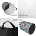 thumbnail image 3 of KLL Succulents Waterproof Foldable Laundry Hamper Bucket with Handles for Storage Bin,Kids Room,Home Organizer (Small ), 3 of 7