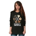 thumbnail image 4 of Diversity Unites Us Social Justice Long Sleeve TShirt Men Women Brisco Brands S, 4 of 6