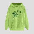 thumbnail image 4 of xixinqiwan Women's Plus Size St. Patrick's Day Hoodies,Women Irish Slainte Hooded Shamrock Green Long Sleeve Shirt Festival Holiday Tops, 4 of 6