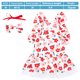 thumbnail image 2 of Vestido de perro Vestido a rayas para perros, Ropa para perros pequeños Niña, Traje de verano ligero para mascotas, Ropa para gatos, vestidos para perros para perros pequeños, 2 of 5