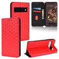 thumbnail image 1 of Feishell for Google Pixel 6 (6.4 inch) Wallet Case,Luxury PU Leather Wallet Protective Cover with ID Credit Card Cash Holder Magnetic Closure Flip Kickstand Shockproof Phone Case,Red, 1 of 7