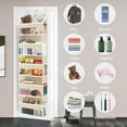 thumbnail image 6 of GADE over the door storage organizer, 5 pockets, 10 mesh pockets, 44 lbs capacity - for bedroom, bathroom, nursery, 6 of 6