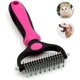 thumbnail image 1 of Herramienta de aseo para mascotas: rastrillo de capa inferior de 2 caras compatible con perros y gatos, seguro y efectivo Demattin ShuxiuWang 8390606332349, 1 of 1