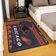 thumbnail image 2 of Erosebridal Vintage Soccer Bedroom Carpet 6'6" x 4'11", Teens Football Living Room Rug, Rugby Game Decor, Non Slip, 2 of 5