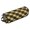 Yellow and Black, variant on Hair Tools Storage with Heat Resistant Mat- Yellow and Black Printed Curling Iron Travel Bag/Flat Iron Case for Women