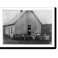 thumbnail image 2 of Historic Framed Print, Red Bud School. County Supervisor in doorway. Teacher thought 20 absent on account of work, etc. Location: Rockcastle County, Kentucky.Lewis W. Hine., 17-7/8" x 21-7/8", 2 of 9