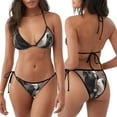 thumbnail image 3 of Naloa Heart Guinea Pig Couple Print Women Halter Bikini Set ,Two Piece Triangle Swimsuit,Tie Bathing Suit,Sexy Triangle Two Piece Swimwear, 3 of 5