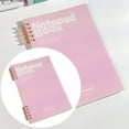 thumbnail image 2 of Harpily Notebooks for School Notebook Refillable Notebook and Filler Paper Notebooks College Ruled with Dividers Transparent Covers for Home School One Size Pink, 2 of 9