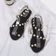 thumbnail image 4 of Pearl Sandals New Flat All Match Flip Flop Sandalias romanas para mujer Wmkox8yii  nm5572, 4 of 8