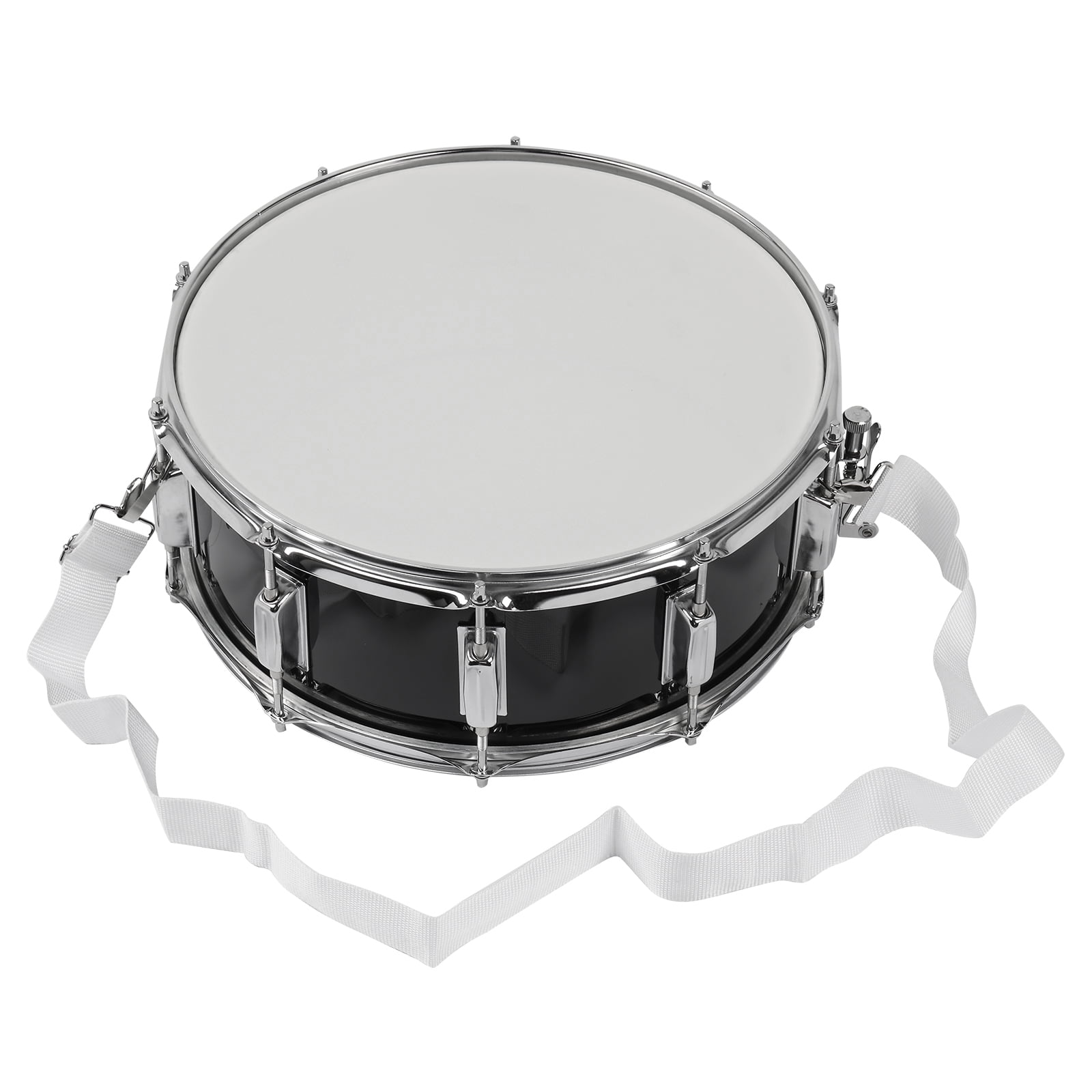Ktaxon 14" x 5.5" Snare Drum Set for Beginners, Includes Drumstick Holder, Bag, Strap, Mute Pad & Sticks , Black
