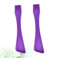 thumbnail image 4 of 2pcs Kitchen Gadget Dual Head Cake Spatula Silicone Oil Brush Baking Tool for Home (Purple), 4 of 8
