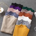 thumbnail image 1 of Sweater Women High Neck Knitted Pullover Sweater 2023 Autumn Winter Clothes Women Long Sleeve Turtleneck Slim Basic Knit Tops, 1 of 5