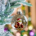 thumbnail image 4 of WKSCLPAI Spherical 3D Frog Christmas Hanging Ornament, Round Cute Decorative Pendant, Festive Indoor Home Xmas Tree Holiday Party Supplies, Style G, 4 of 7