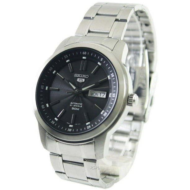 Seiko Reloj 5 Automático de 21 Joyas SNKM87 SNKM87K1 SNKM87K para Hombre