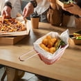 thumbnail image 5 of Mini French Fries Basket Chicken Nuggets Frying Basket Food Tableware Small Frying Basket Snack Basket Wholesale(Rose Gold), 5 of 6