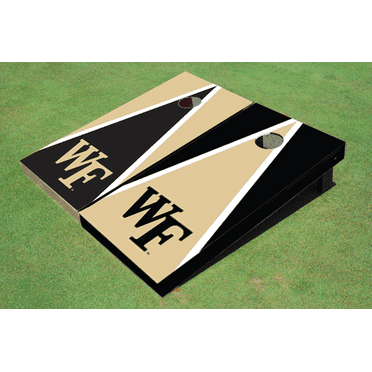 Wake Forest University Alternating Triangle Cornhole Boards